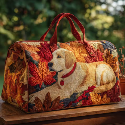 Quilted Dog Tote Bag