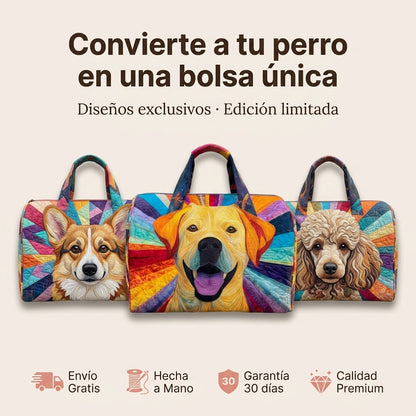 Bolsa con el Rostro de Tu Perro — Hecha a Mano